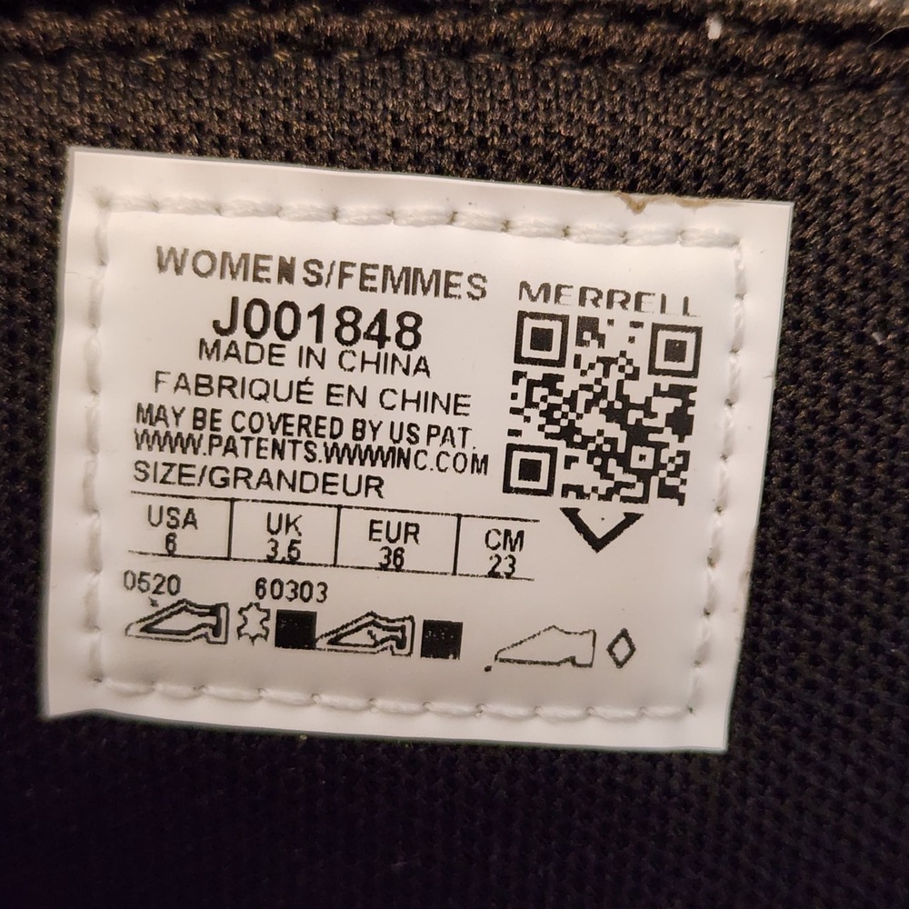 Merrell Tall Boots 6 Women Haven Black Gray Leather Waterproof Mid Calf Workwear - Picture 12 of 13